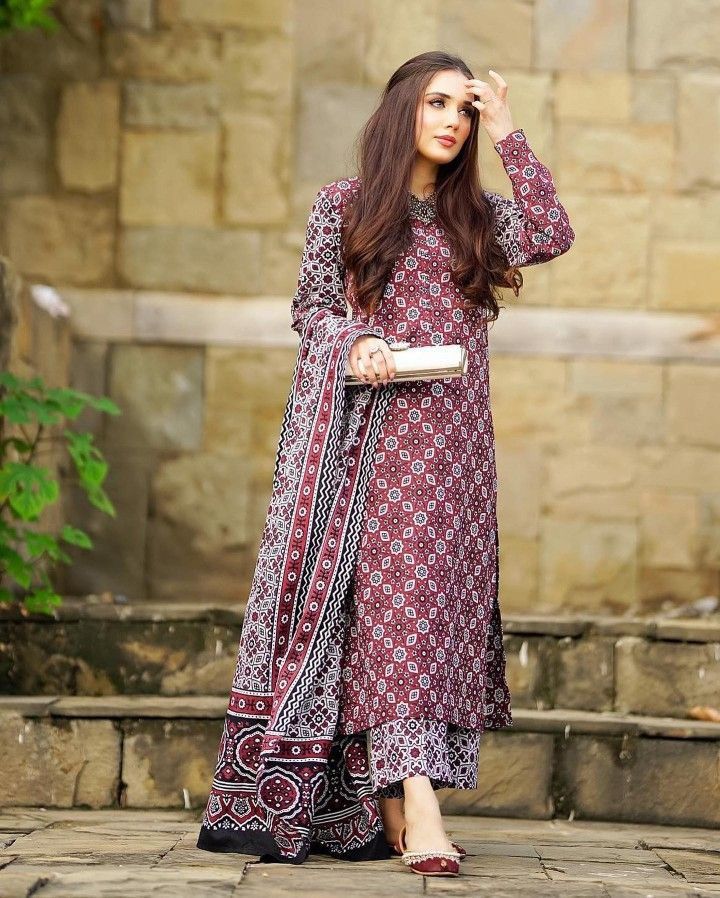 Ajrak Cotton Dress