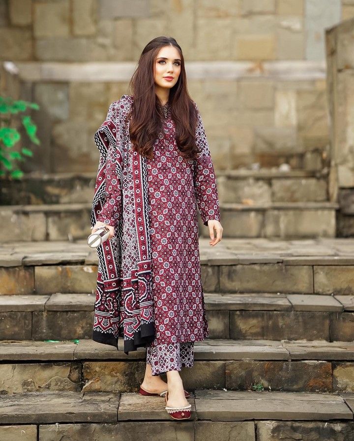 Ajrak Cotton Dress